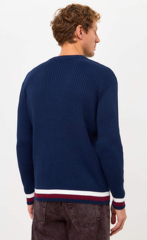 Джемпер Primm P421-15106 темно-синий из хлопка  фото 5