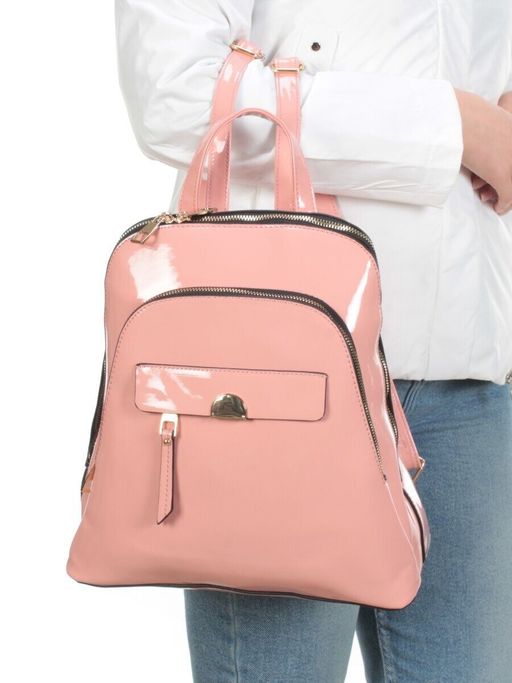 L92112 PINK Сумка-рюкзак (искусственная кожа) - Фабричный китай фото 3