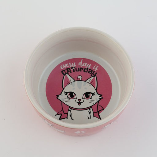Миска керамическая CATurday, 200 мл, для кошек - Пушистое счастье фото 3