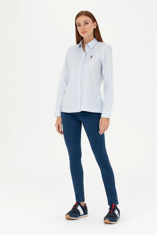 Женские темно-синие джинсовые брюки - U.s. polo assn фото 10