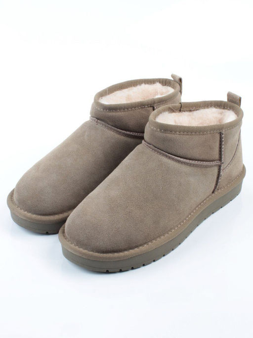 PF8300-6 KHAKI Угги женские (натуральная замша, 100% шерсть)