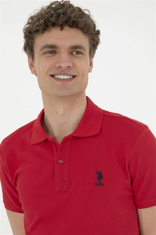 Мужская красная базовая футболка Неожиданная скидка в корзине - U.s. polo assn фото 2