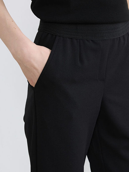 Beli Lastikli Dar Fit Kad?n Pantolon