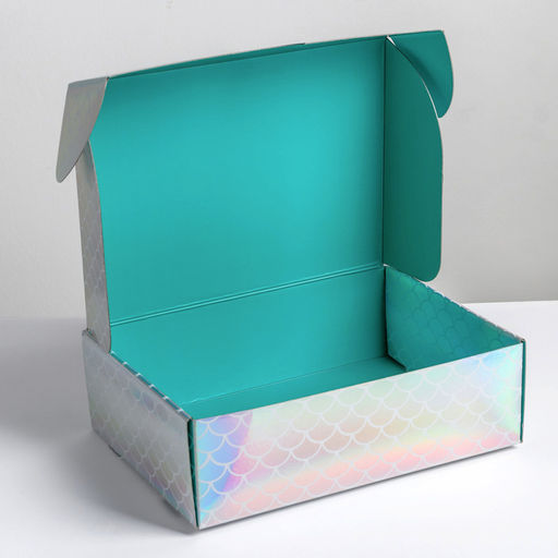 Цена за 2 шт. Коробка подарочная складная, упаковка, «My sweet Mermaid», 30.5 х 22 х 9.5 см