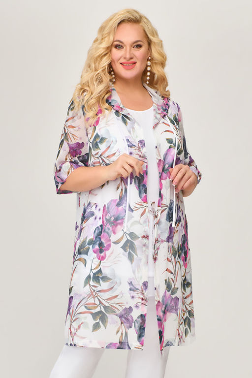 Комплект Svetlana Style 1679 белый+цветы
