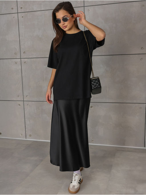 Футболка Базовая Шоколад женская - София фото 12