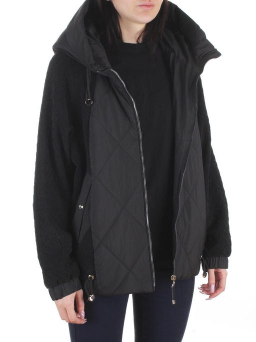 18518 BLACK Куртка демисезонная женская