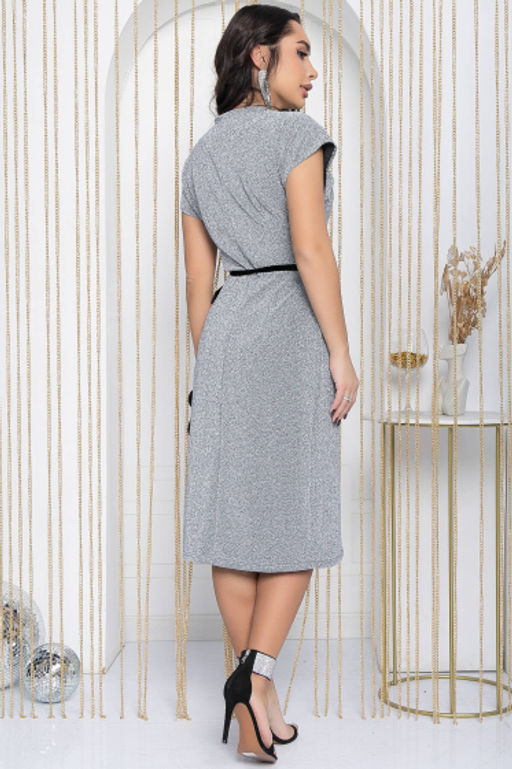 Платье Тайна жемчужины (серебро) П12142 - Lt collection фото 9