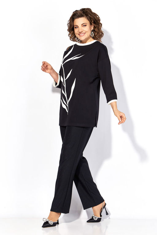 Туника Liliana 1495 черный фото 5