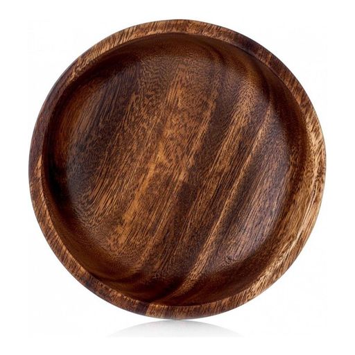 Миска сервировочная деревянная Walmer Organic средняя, 0.4 л, цвет темное дерево  фото 6