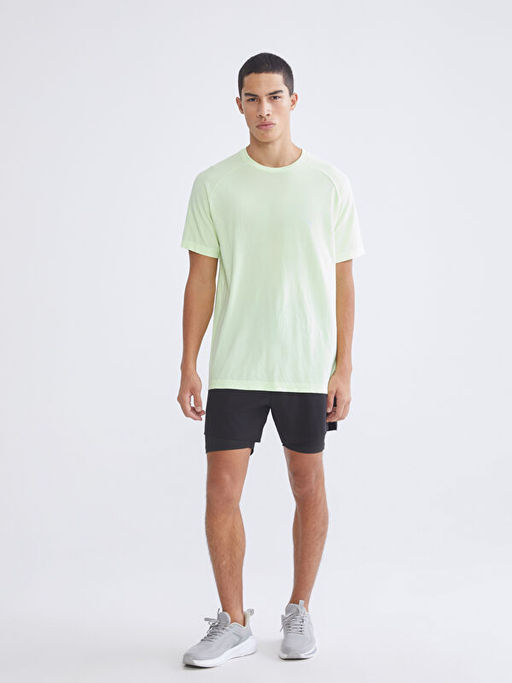 Bisiklet Yaka Erkek Spor Ti??rt