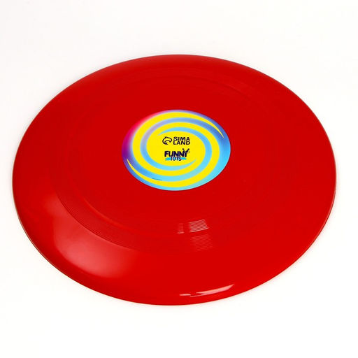 Летающая тарелка Гигант 30 см, цвет красный - Funny toys фото 4