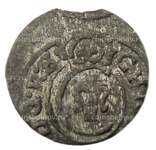 Солид 1648 года Шведская оккупация Риги  Королева Кристина
