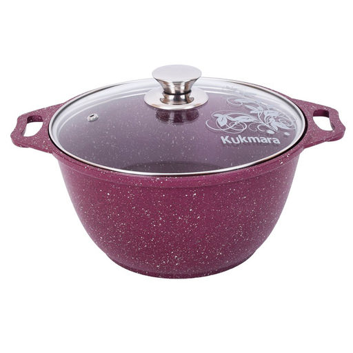 Кастрюля алюмин. 3л (стекл.крышка) (АП) "Trendy style" mystery (к31tsm) (Кукмара)
