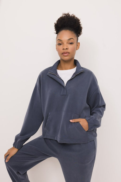 DeFactoFit Спортивная толстовка Oversize премиум-класса с высоким воротником  фото 11