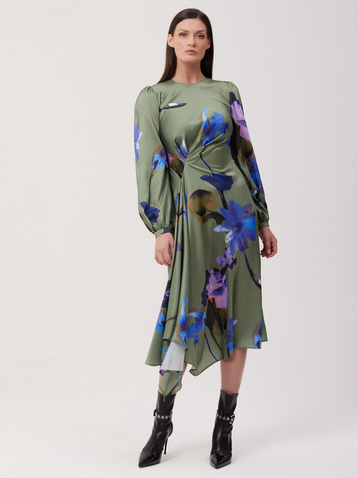 Платье женское 1231135014 dark khaki - Eleganzza фото 6