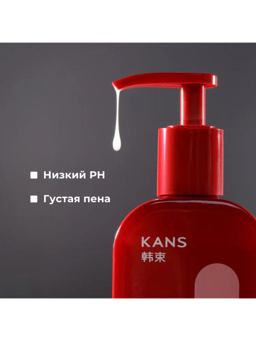 KANS Шампунь для восстановления и укрепления сухих и поврежденных волос Repairing Strengthening Shampoo, 300 г