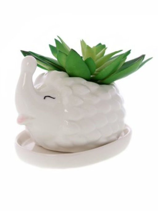 Кашпо Ежик 9,5х6,6х6,9 / XN03-1 /уп 120/ - Галеонтрейд фото 3