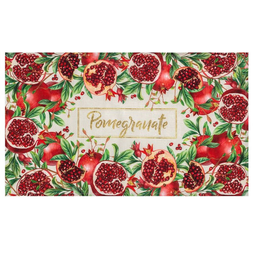 Полотенце Этель Гранаты 40х73 см, 100% хл, саржа 190 гр/м2  фото 2