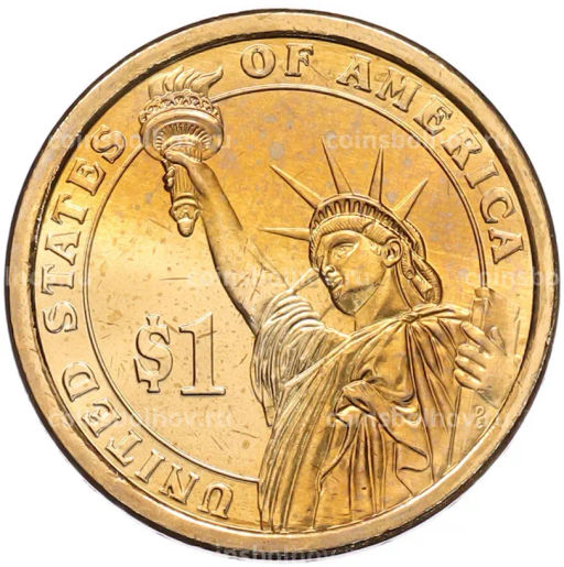 Монета 1 доллар 2013 года (D) США 25-й президент США Уильям Мак-Кинли