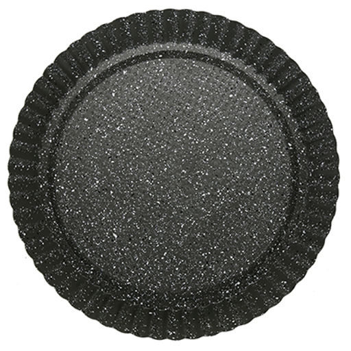 Форма для выпечки с антипригарным покрытием д27,5см h3см "Рябушка", волнистый борт, рельефное дно, мраморная крошка (Китай)