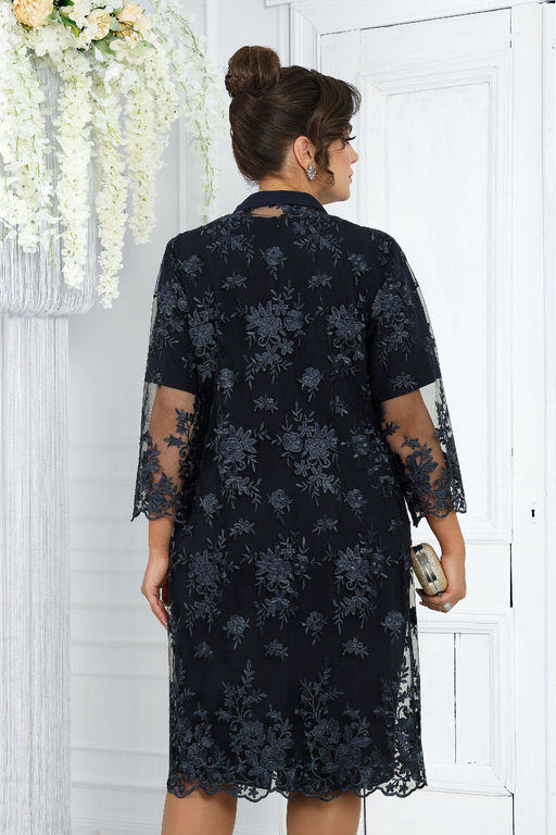 Платье Ninele 7431-Р темно-синий - Mira fashion фото 1355