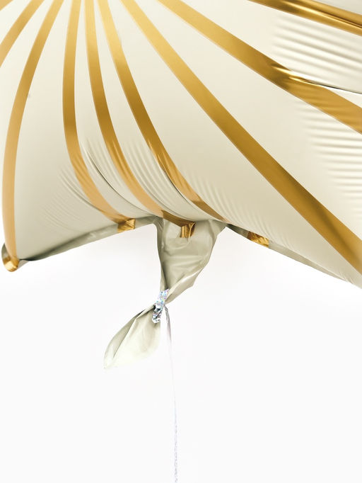 Воздушный шар фольгированный 18" звезда "Грани" цвет белый сатин, набор 5 штук