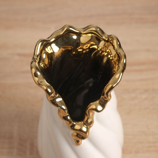 Ваза Икер, 19?9 см, керамика, белая