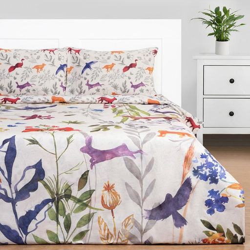 Постельное бельё Этель 2 сп Animals 175х215 см, 200х220 см, 50х70 см-2 шт, поплин,125 г/м2  фото 8