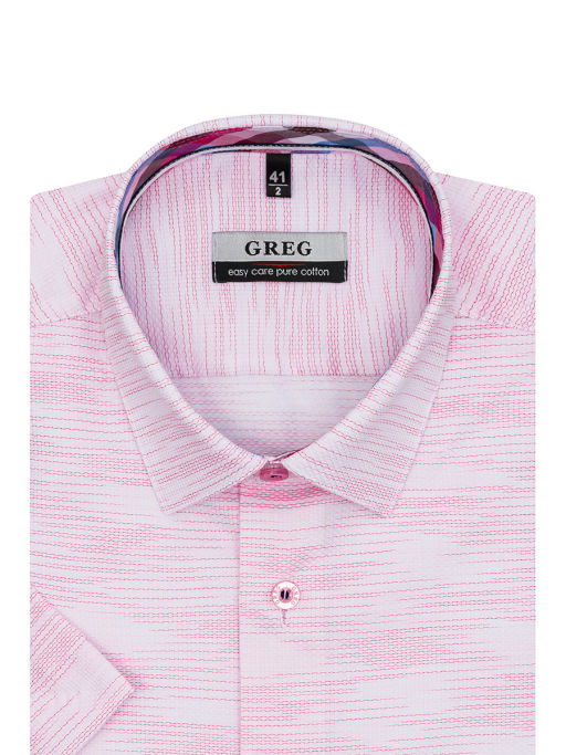 Сорочка мужская короткий рукав GREG 613/201/6295/C/1p  фото 6