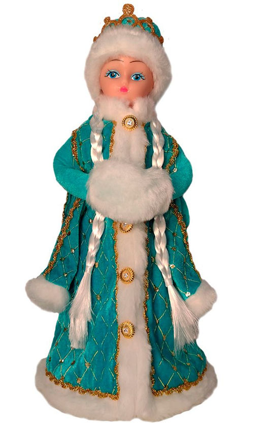 Снегурочка Царская 44 см индивид.уп. БИРЮЗОВАЯ - Коломеев фото 2