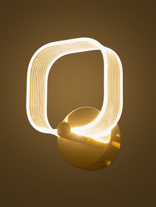 Бра LED 3153/1W, 2×10 Вт, 3000-6000K, золотистое