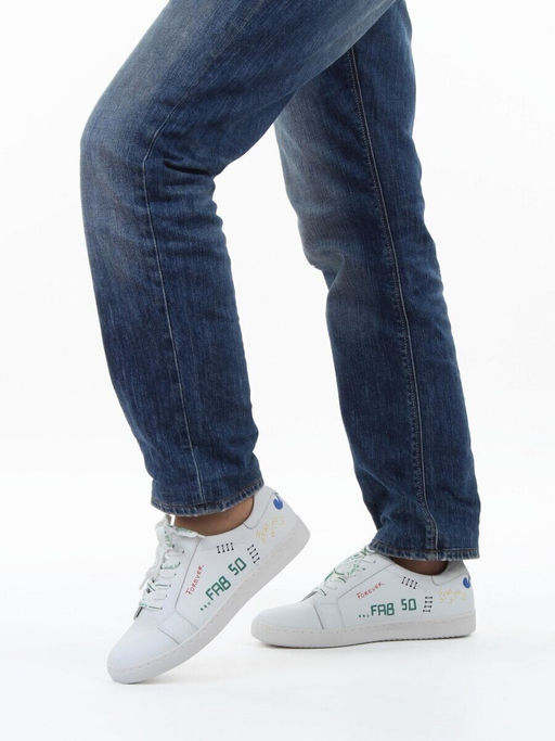 03-M17-30 WHITE Полуботинки женские (натуральная кожа)