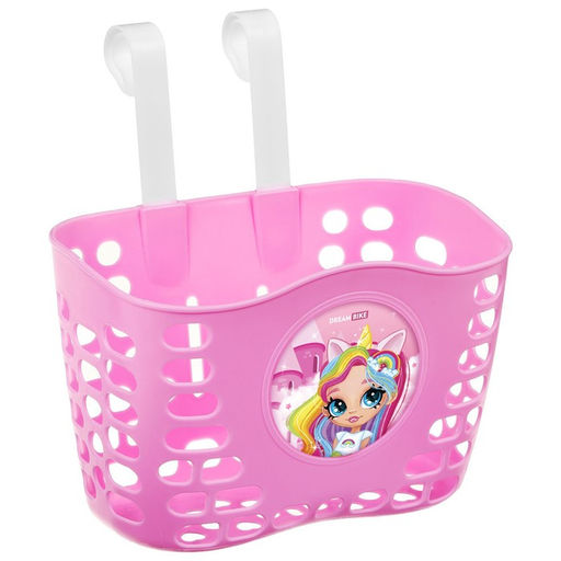 Корзинка детская на велосипед, цвет розовый - Dream bike фото 3