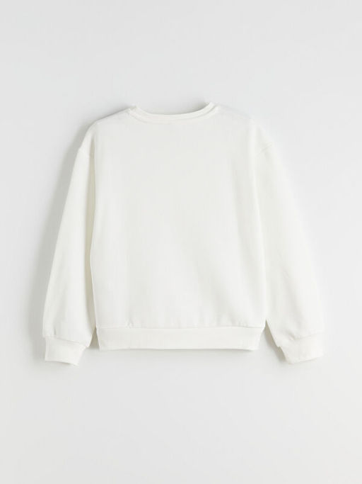 Boncuk Detayl? K?z ?ocuk Sweatshirt