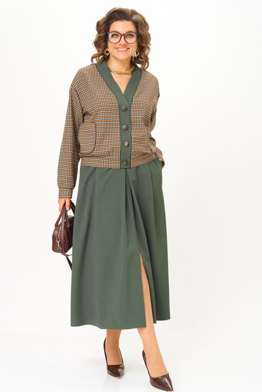 Костюм Aira Style 24131-1 зеленый