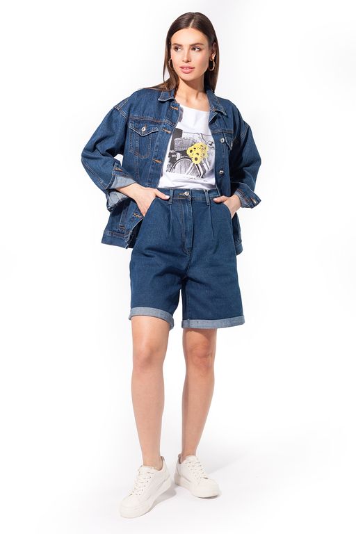 VILATTE / Куртка джинсовая Over-size  фото 5