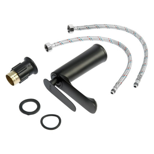 Смеситель для раковины ZEIN Z2077F, дизайнерский, картридж 35 мм, латунь, черный