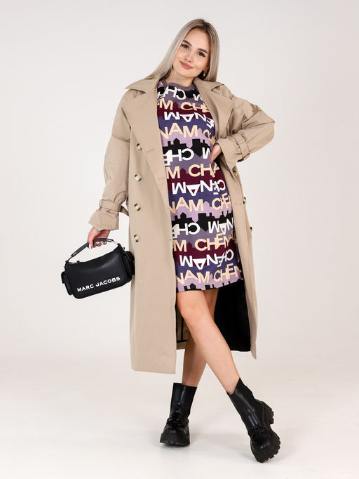 Платье женское П-161 (футер с лайкрой) Брусника - Elenatex фото 7