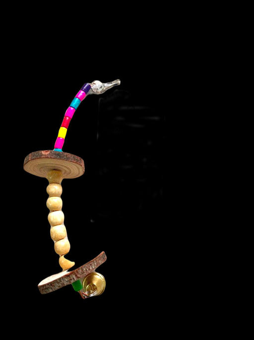 Игр. д/птиц дерев. Алиса "Забава спилы 2" 18*5см. И0013