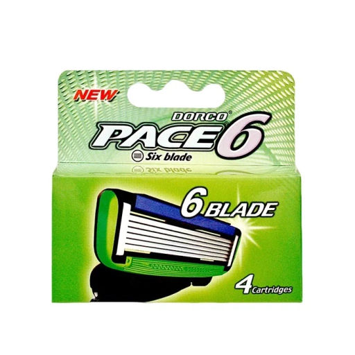 DORCO Kассеты для бритья Dorco Pace 6, 4 шт.