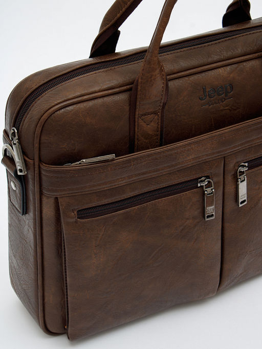 Портфель 1795-01 coffee Jeep