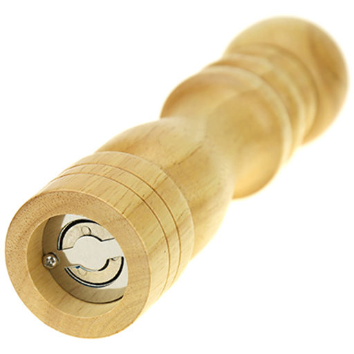 Измельчитель (мельница) для перца деревянный h22см д5см, металлический нож, светлый, в ПВХ упаковке (Китай) - Домашняя мода фото 2