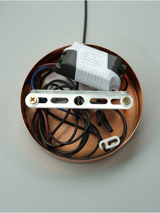 Светильник «Шанти» LED 18 Вт 3000К латунь 15×18×74-274 см