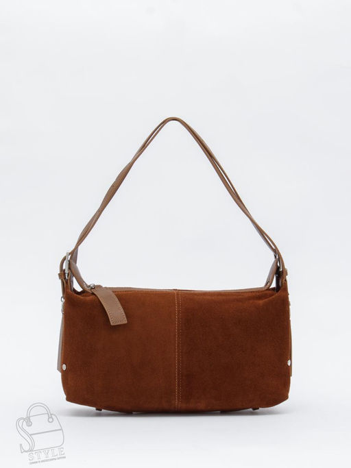 Сумка женская кожаная 6148QF brown Polina&Eiterou