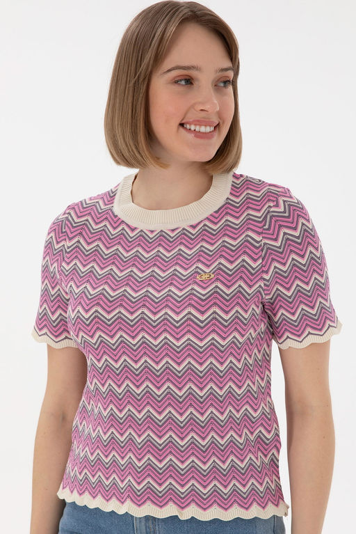 Kad_n Fu_ya Bisiklet Yaka Kazak Sepette S_rpriz _ndirim - U.s. polo assn фото 3