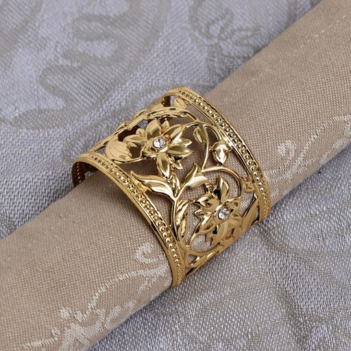 Набор колец для салфеток, 6 шт, с кристаллами - Simaland фото 2