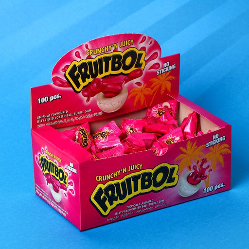 Цена за 100 шт. Жевательная резинка FRUITTBOL JELLY, без начинки, 3,5 г - Simaland фото 2