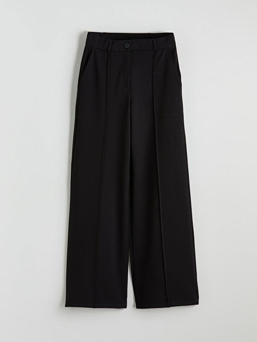 Standart Fit Geni? Pa?a Kad?n Pantolon