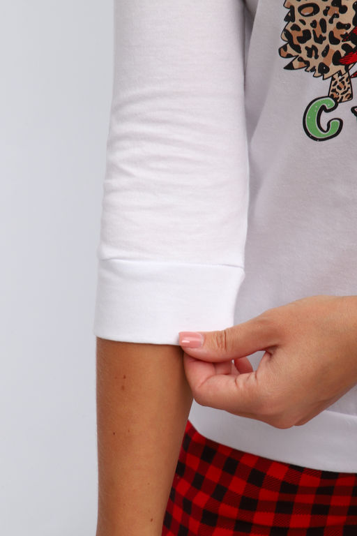 Пижама женская П162 Нарядные Ёлочки